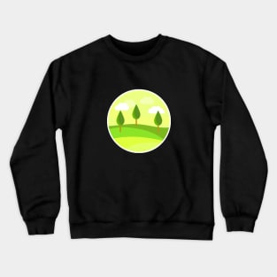 Summer Landscape Crewneck Sweatshirt